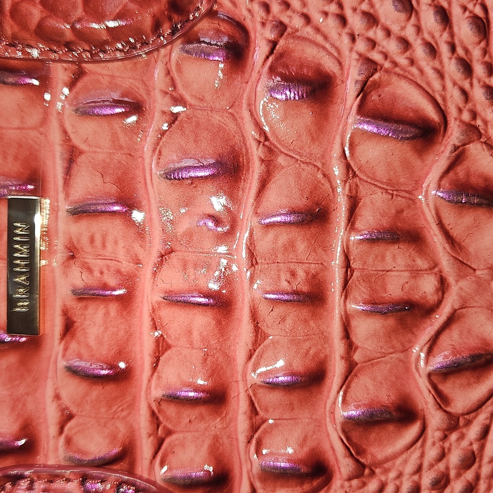 Nwt Brahmin Ombre Melbourne Collection Coquette Mara Satchel Bag - Picture 2 of 8